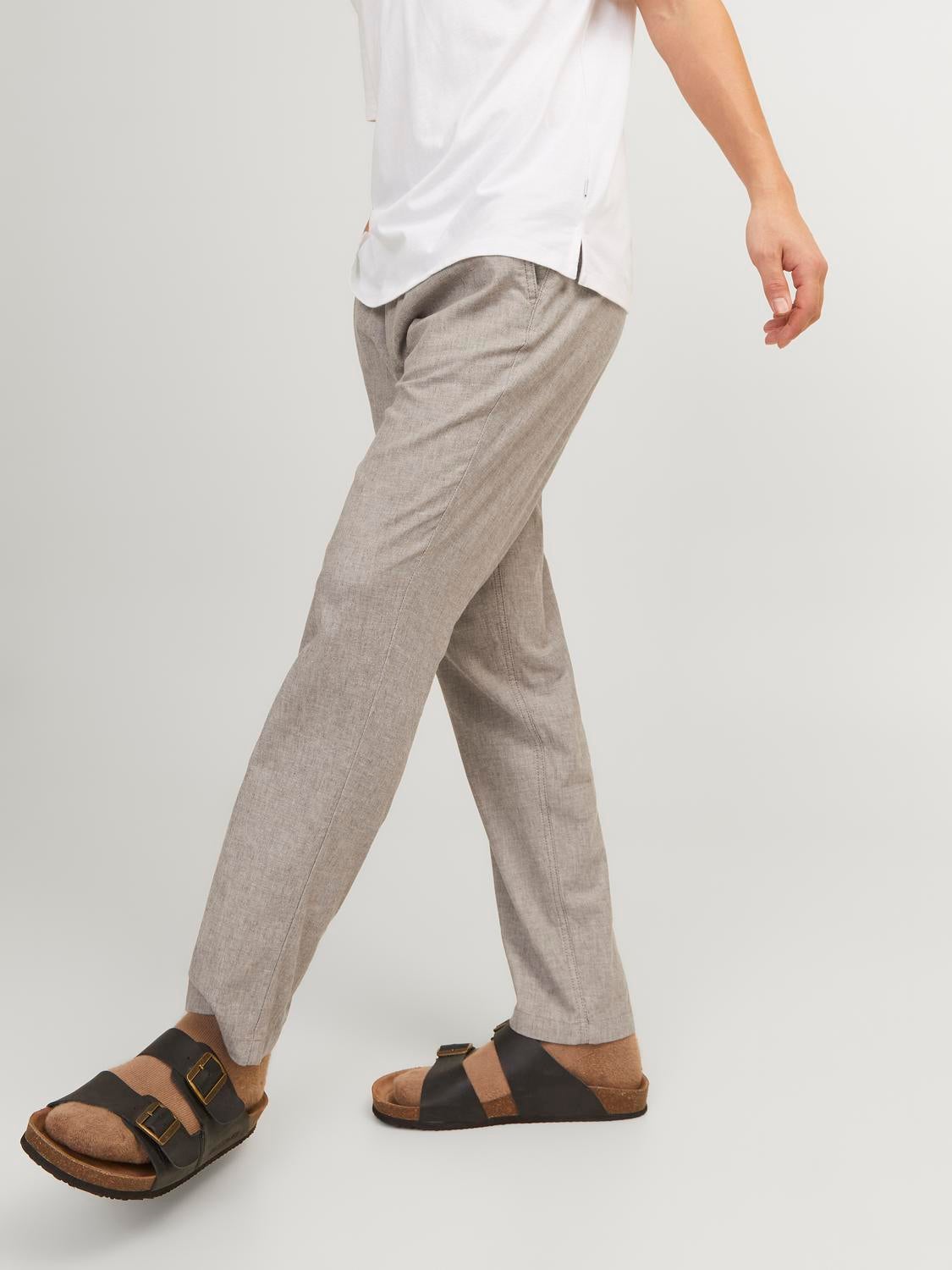 Grey Tapered Trousers (3139057) | Truworths Man